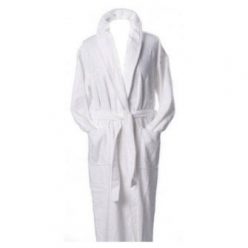   Dressing gown White Terry Shawl Collar  16/1, 100% Cotton - 2XL